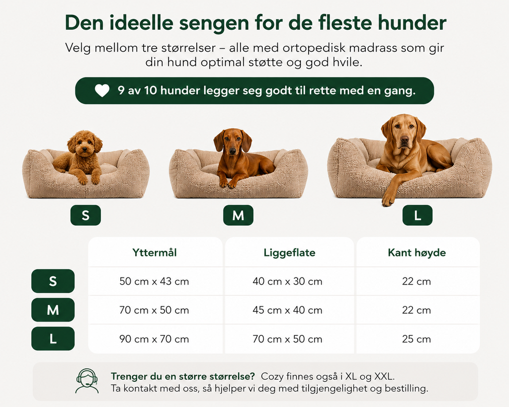 Ortopedisk hundeseng Cozy