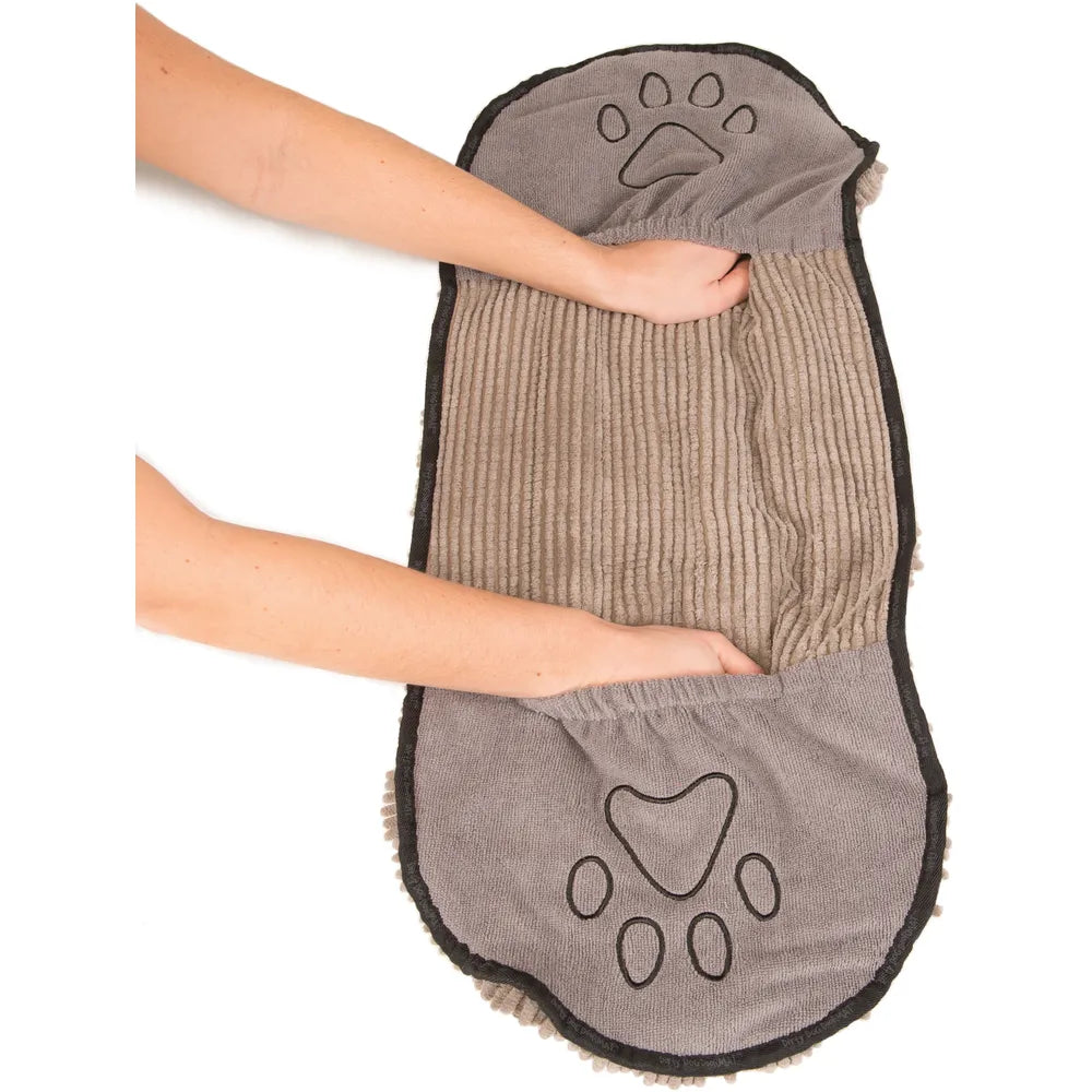DGS Dirty Dog Shammy Håndkle 33 × 79 cm – Grå