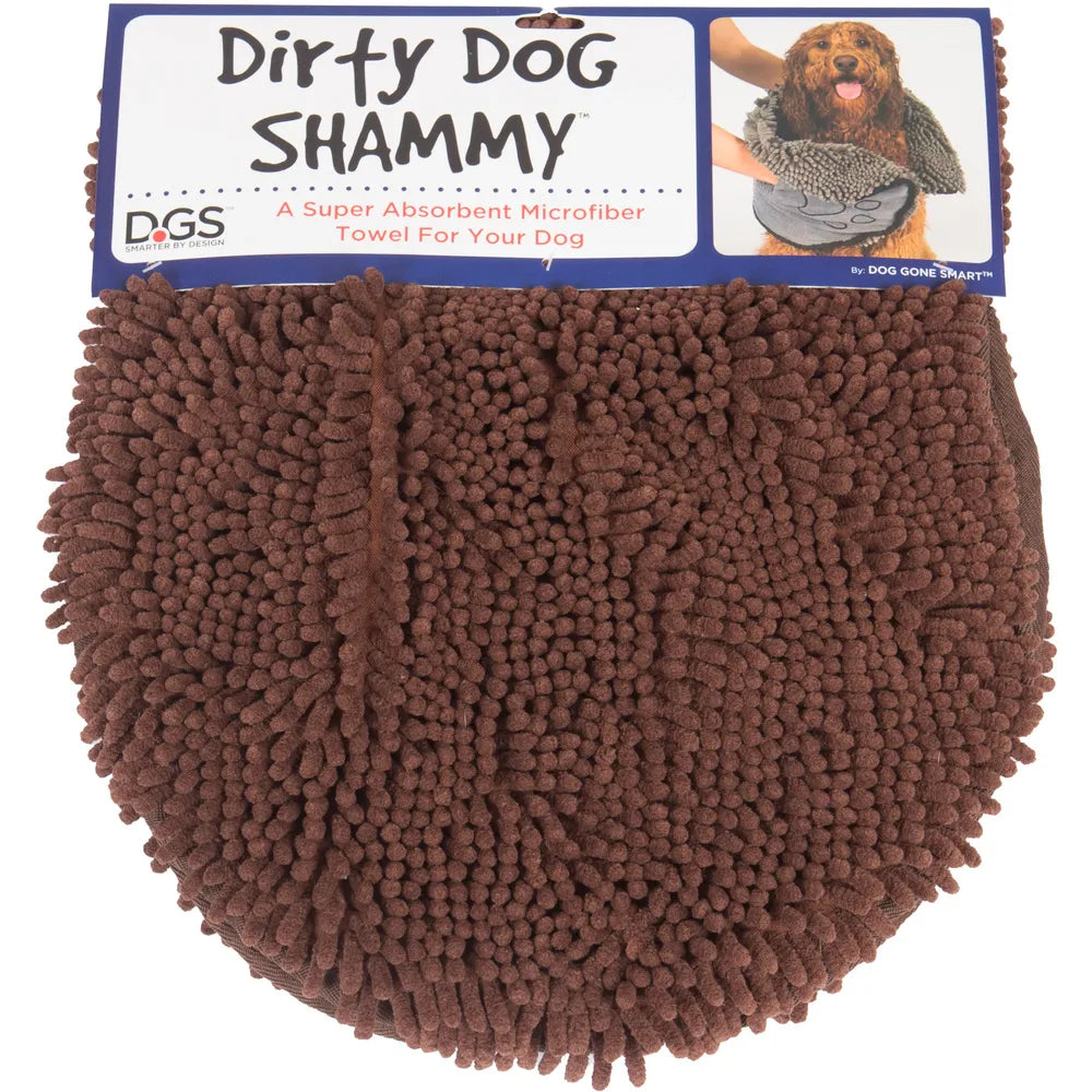 DGS Dirty Dog Shammy Håndkle 33 × 79 cm – Grå