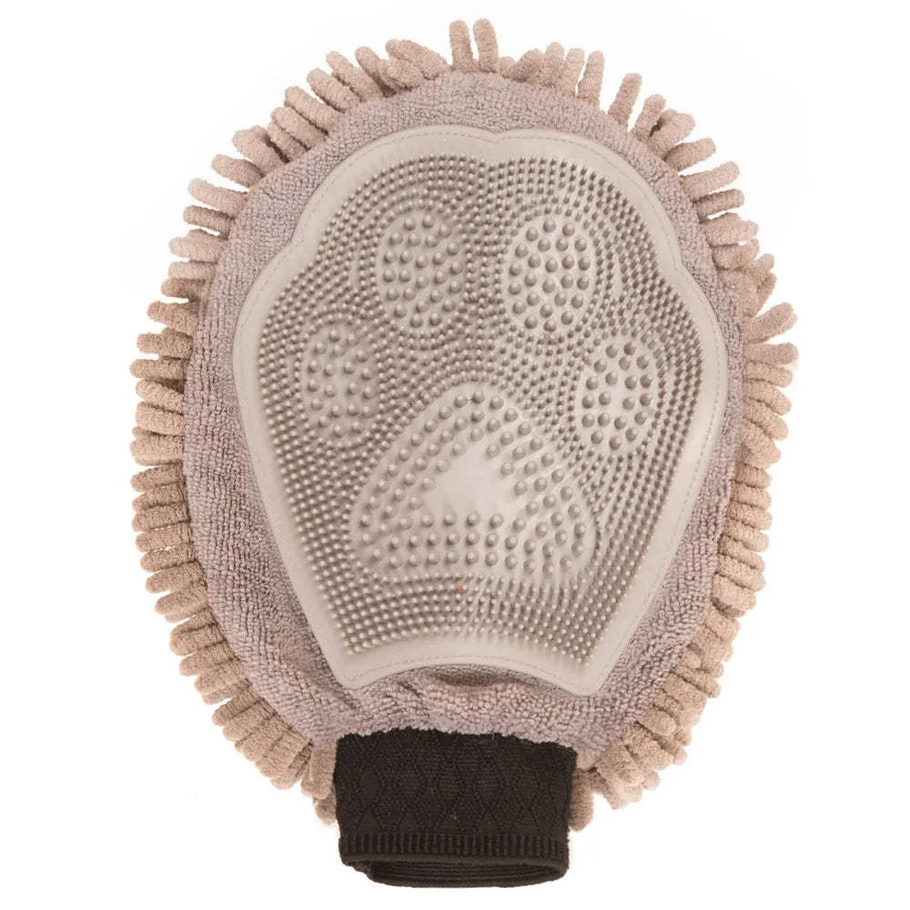 DGS Dirty Dog Grooming Mitt – Brun