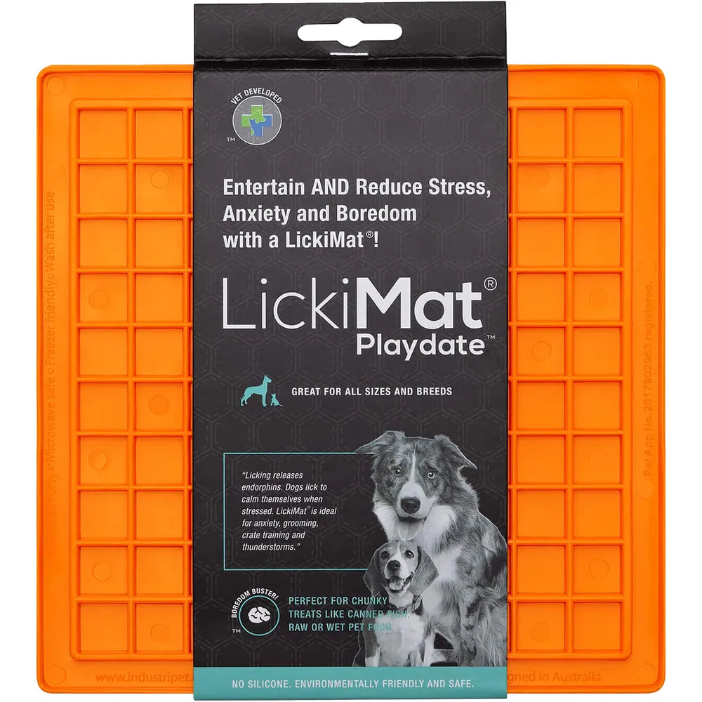 LickiMat Slikkematte - Orange