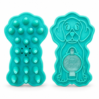 KONG ZoomGroom Bubbles L – Børste med sjampodispenser