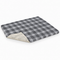 VetBed Nonslip Tartan Grå 100 × 75 cm