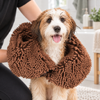 DGS Dirty Dog Shammy Håndkle 33 × 79 cm – Brun