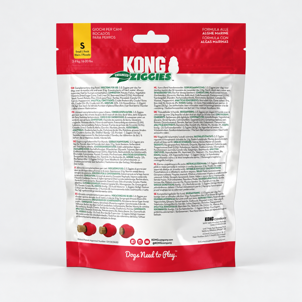 KONG Ziggies Enhanced S 198 g