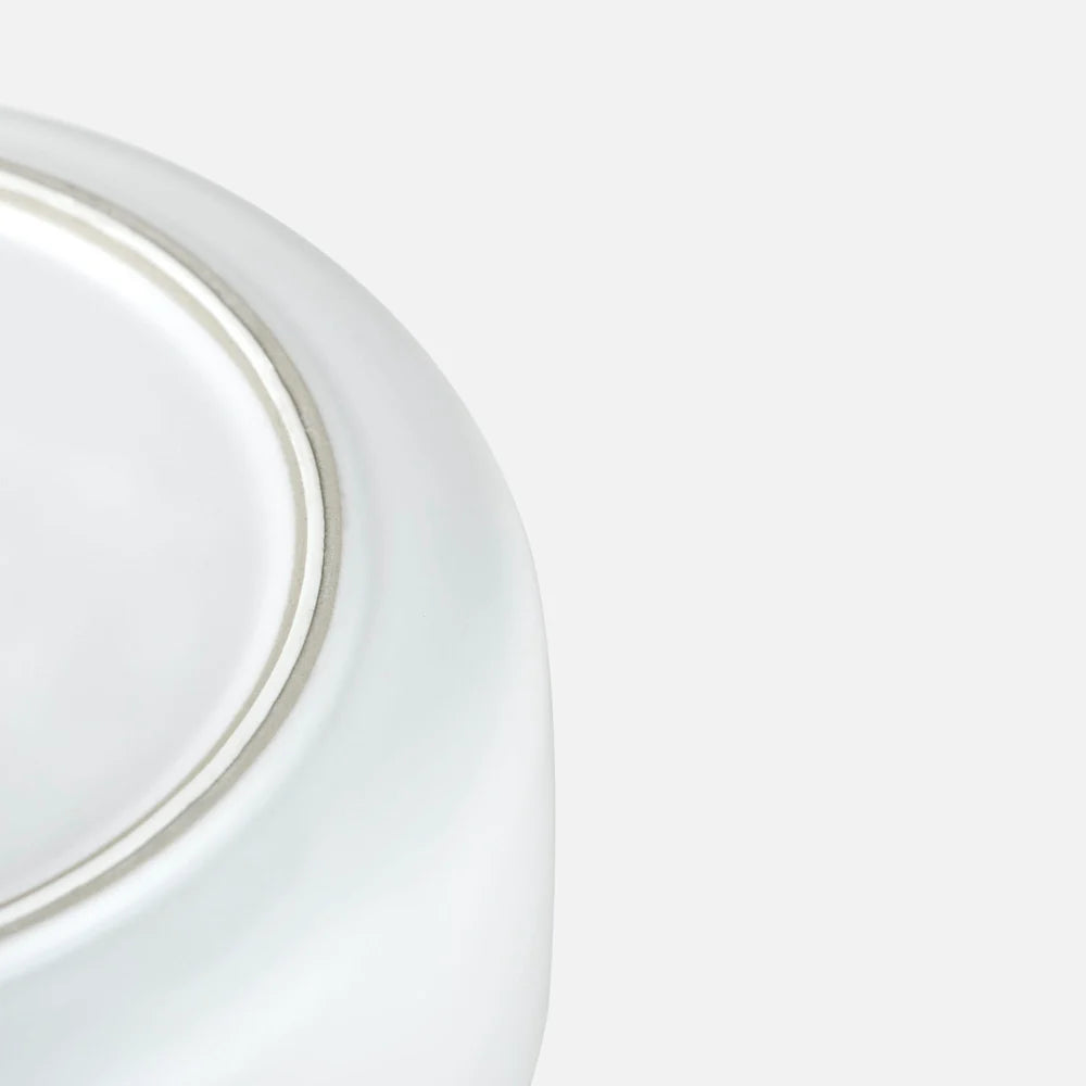 Keramisk hundeskål – Pearl (hvit)