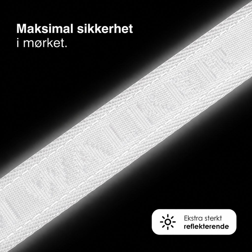 Apex Lunar hundebånd (reflekterende)